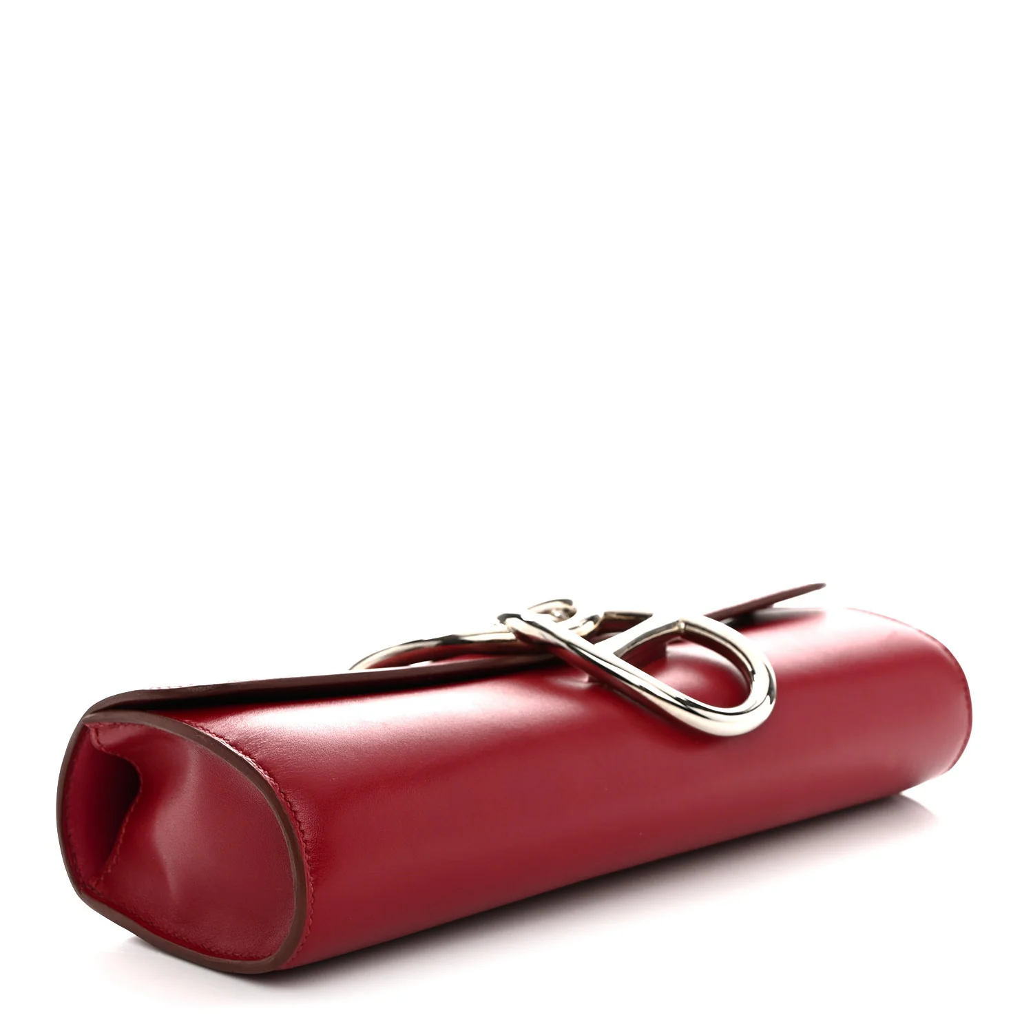 Tadelakt Egee Clutch Rouge Vif - Image 4