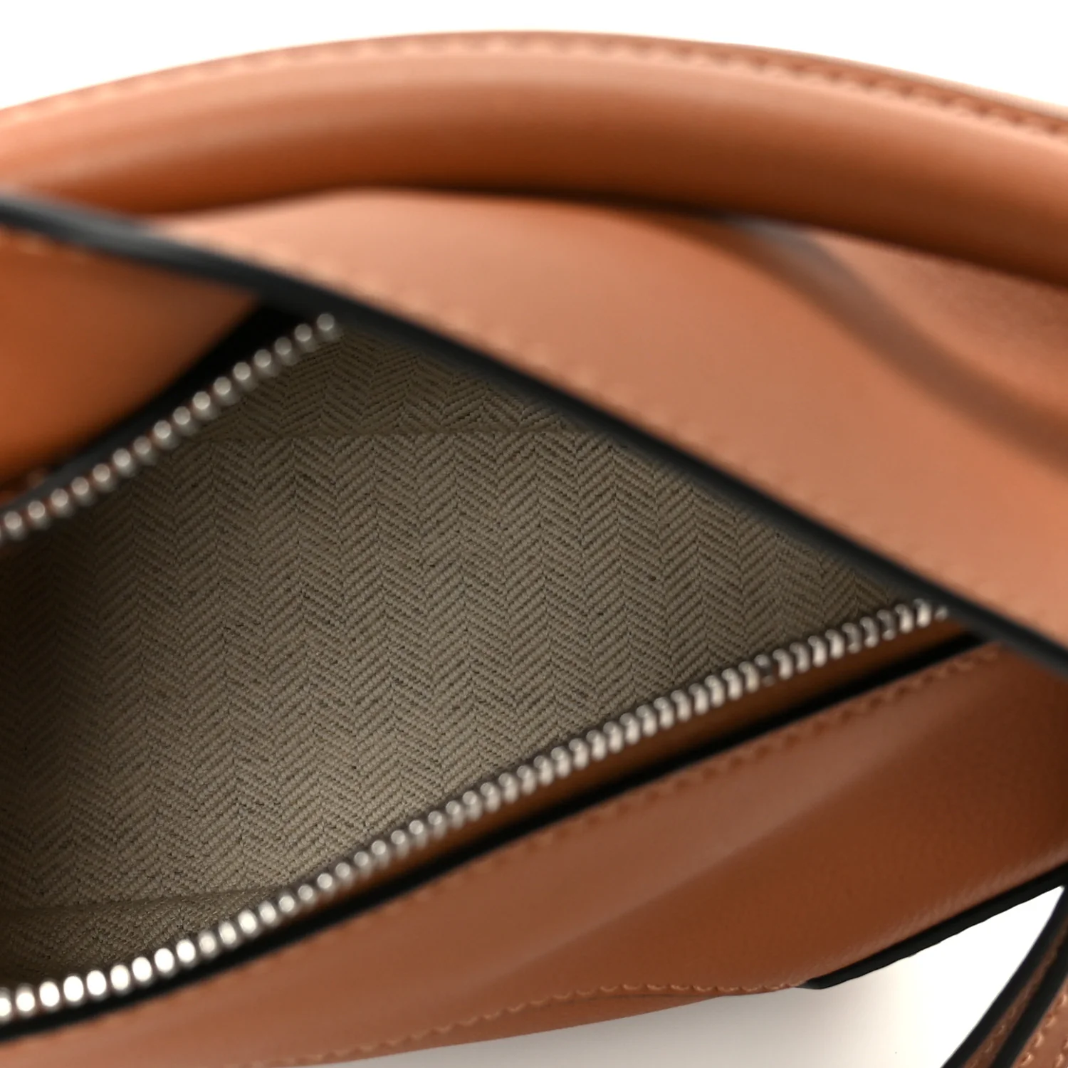 Calfskin Mini Puzzle Bag Tan - Image 5