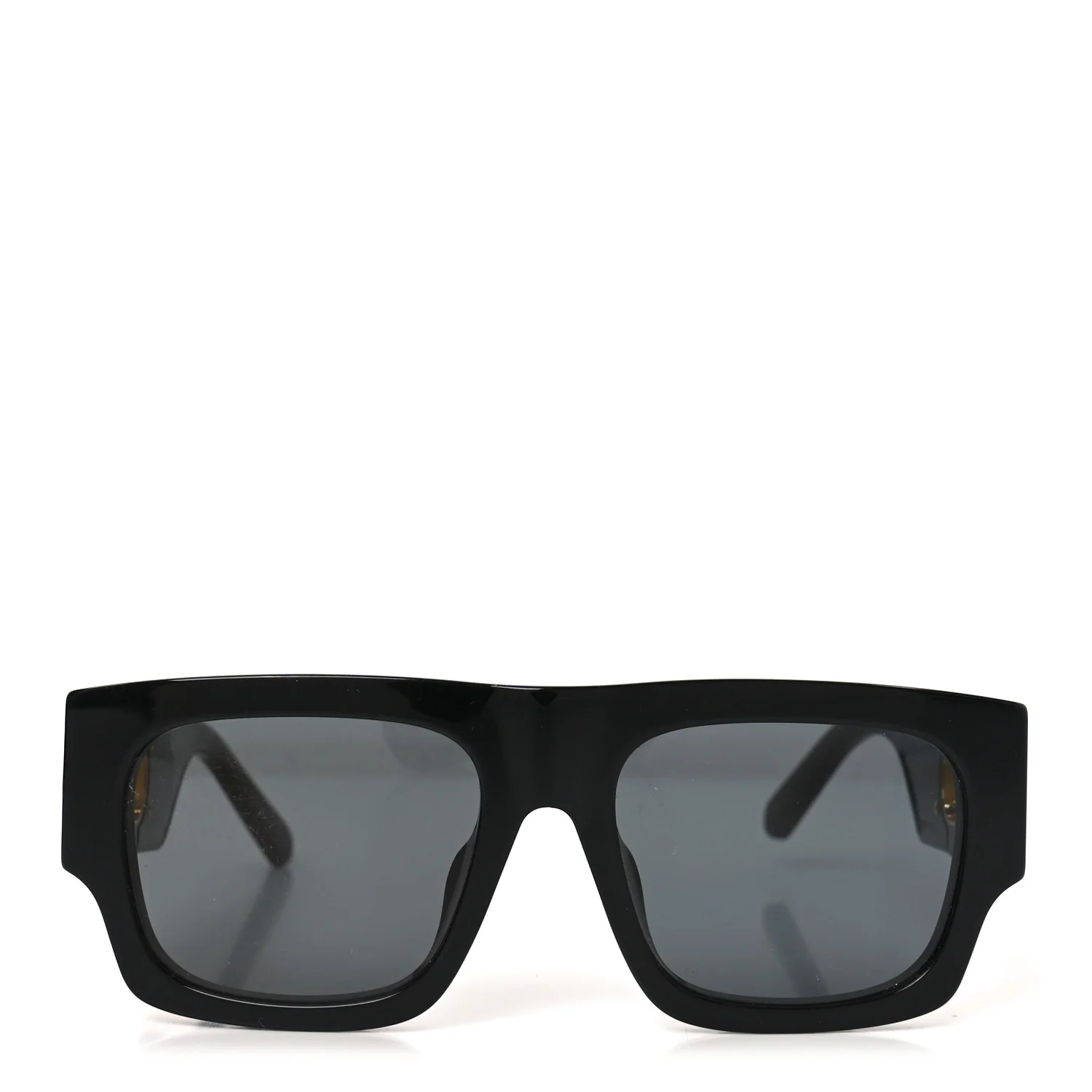 Acetate LV Link Square Sunglasses Z1478E Black - Image 2