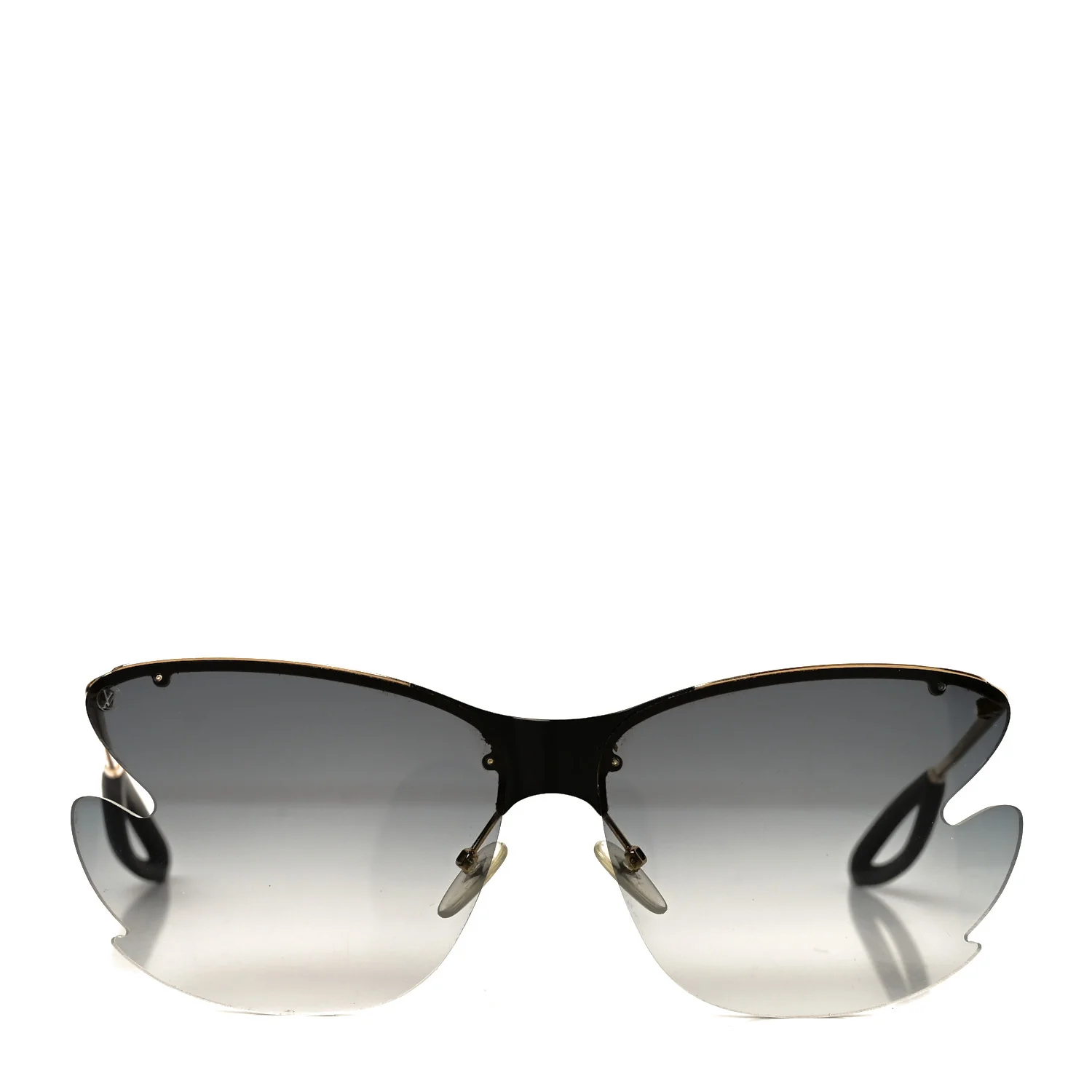 Bohemian Vuittony Square Sunglasses Z1235W Silver Mirror - Image 5