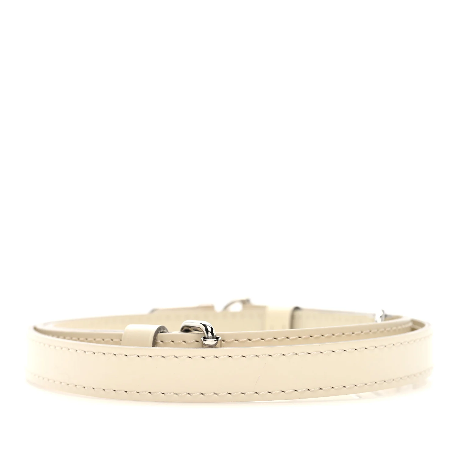 Calfskin 16mm Adjustable Shoulder Strap Ivory - Image 2