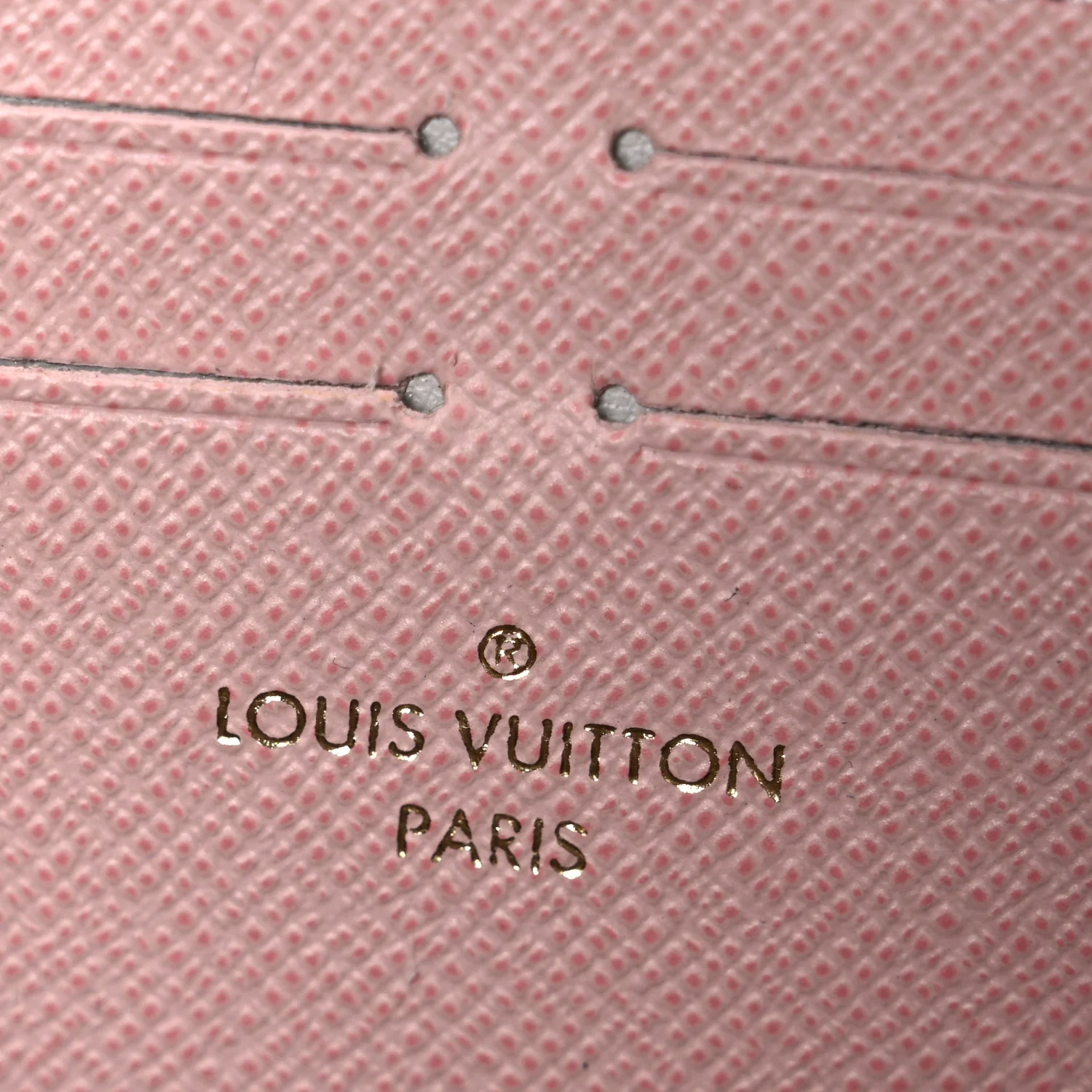 Damier Ebene Clemence Wallet Rose Ballerine - Image 6