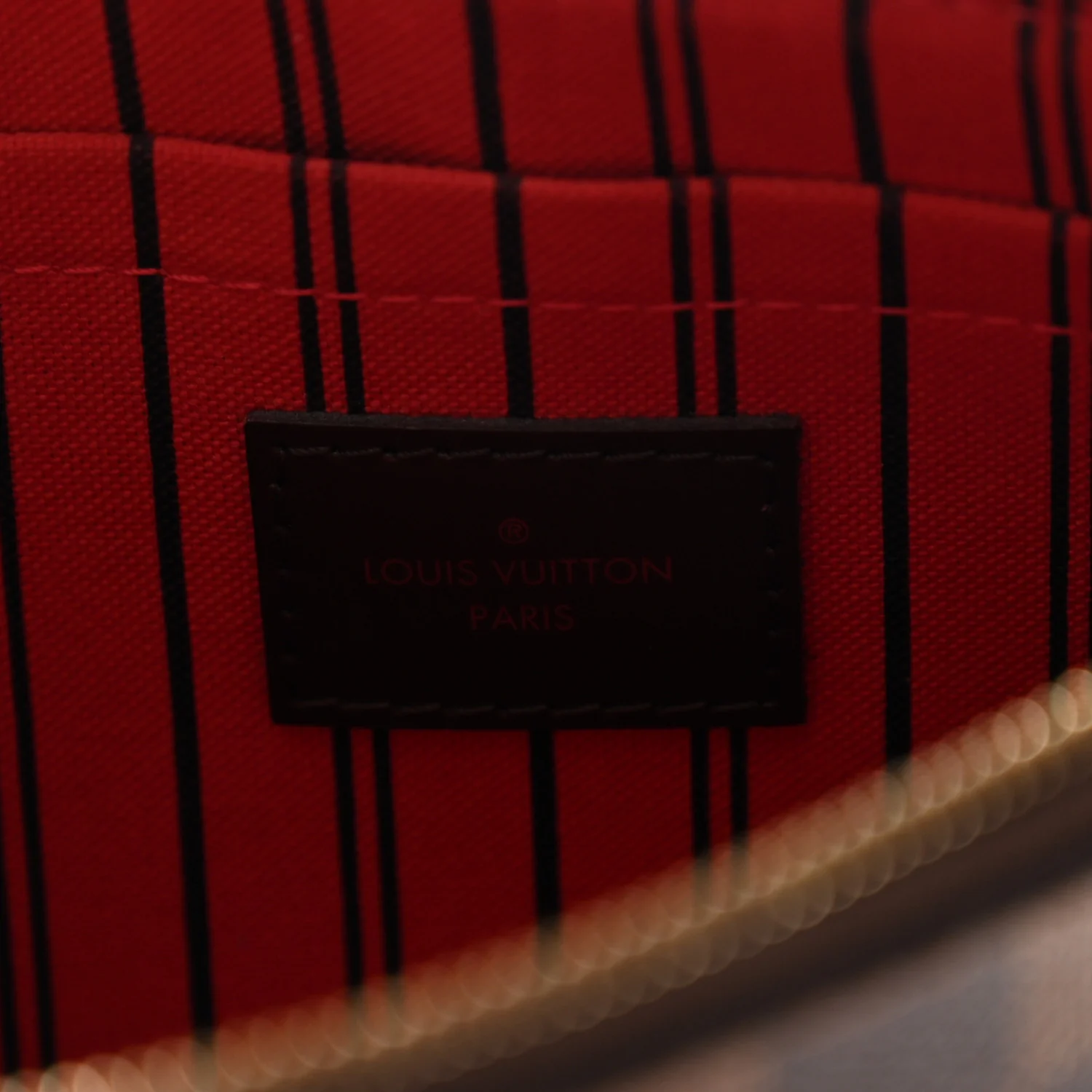 Damier Ebene Neverfull MM GM Pochette - Image 6