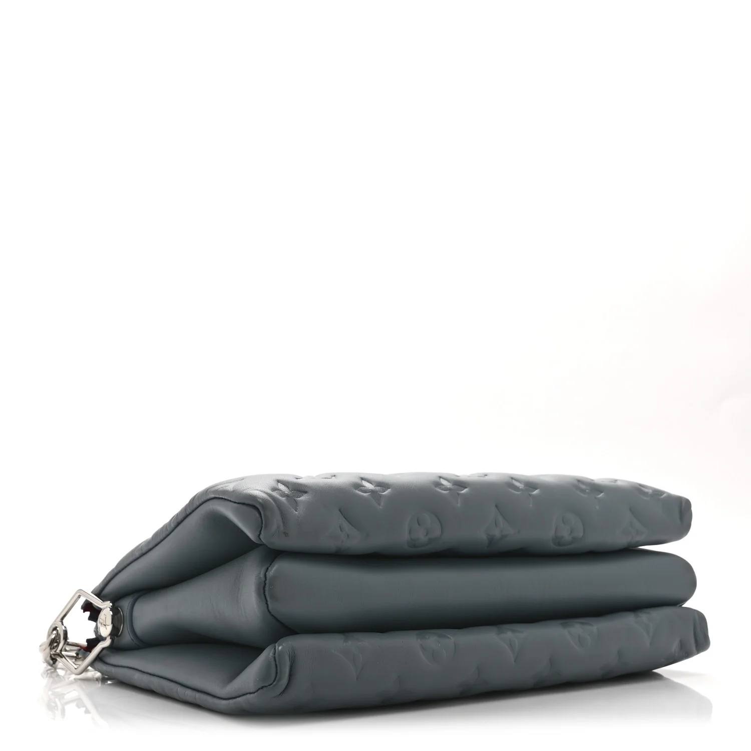Lambskin Embossed Monogram Coussin PM Blue Glacier - Image 4