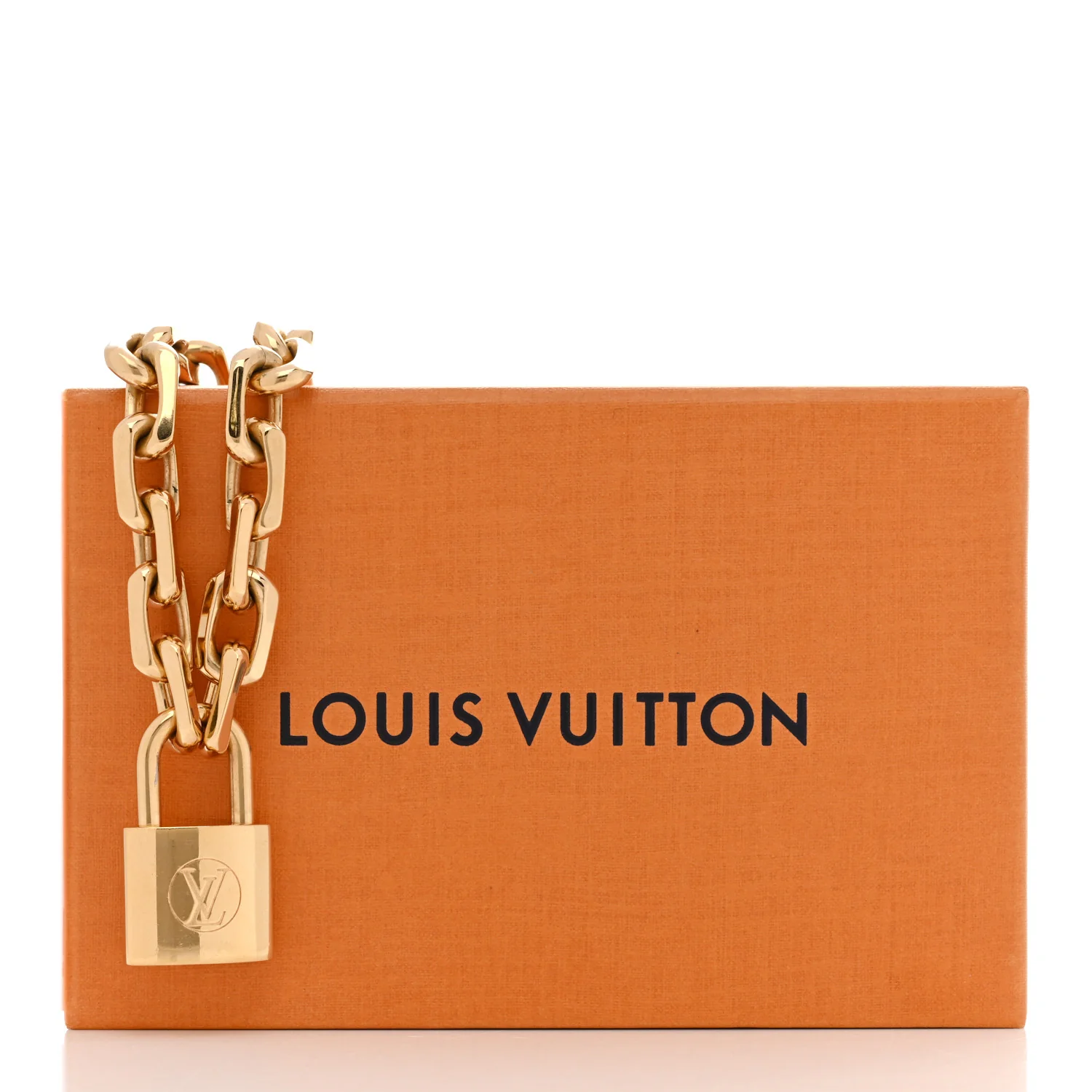 LV Edge Necklace Cadenas Gold - Image 8