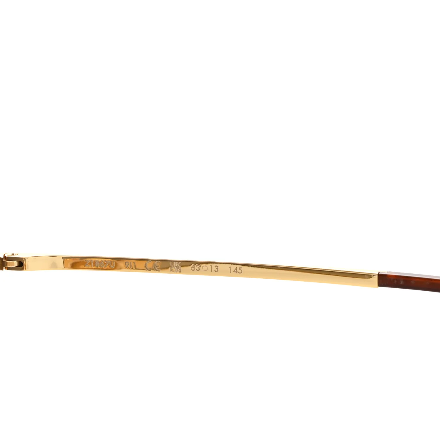 Metal LV Star Cat Eye Sunglasses Z1867U Gold - Image 6
