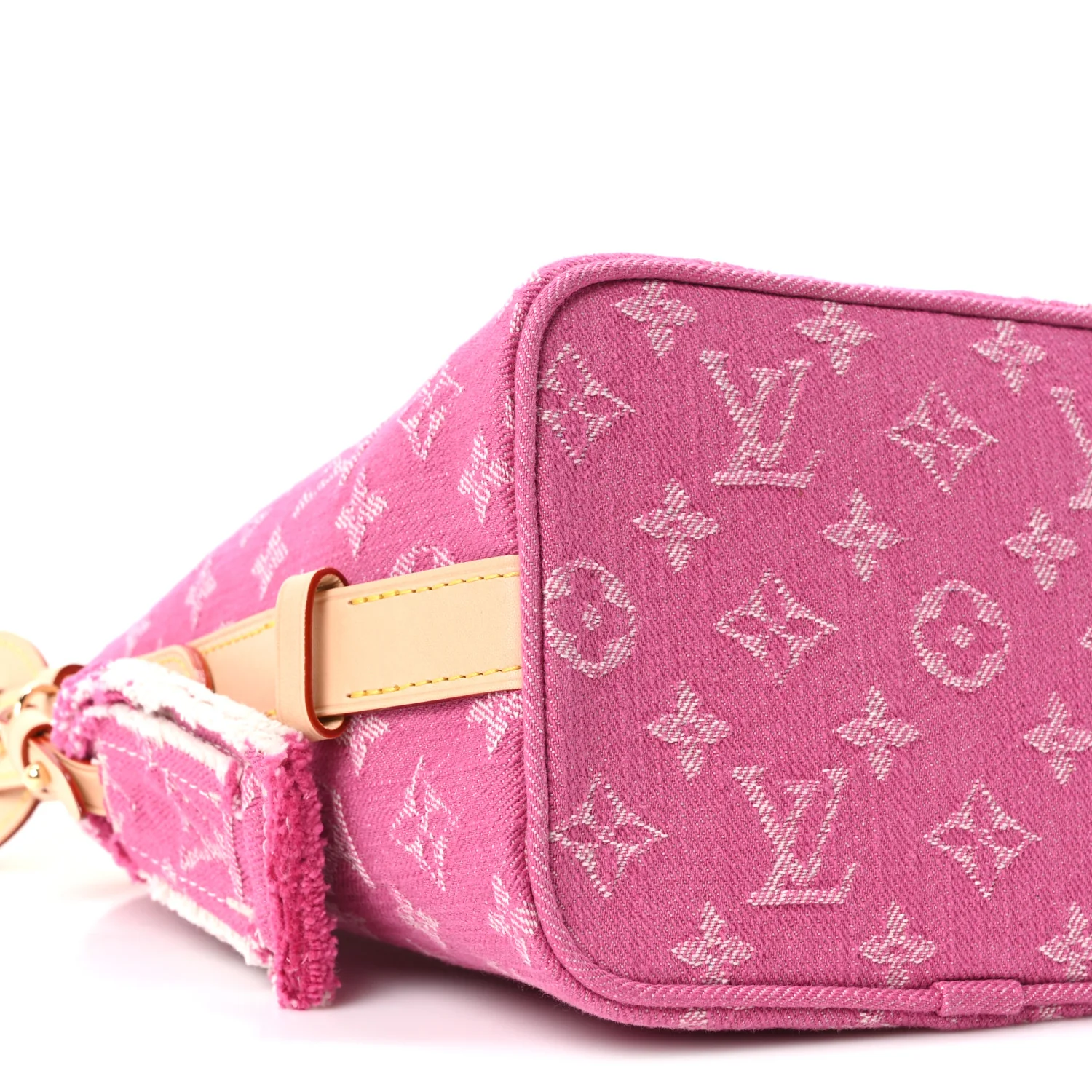 Monogram Denim All In BB Fuchsia - Image 7