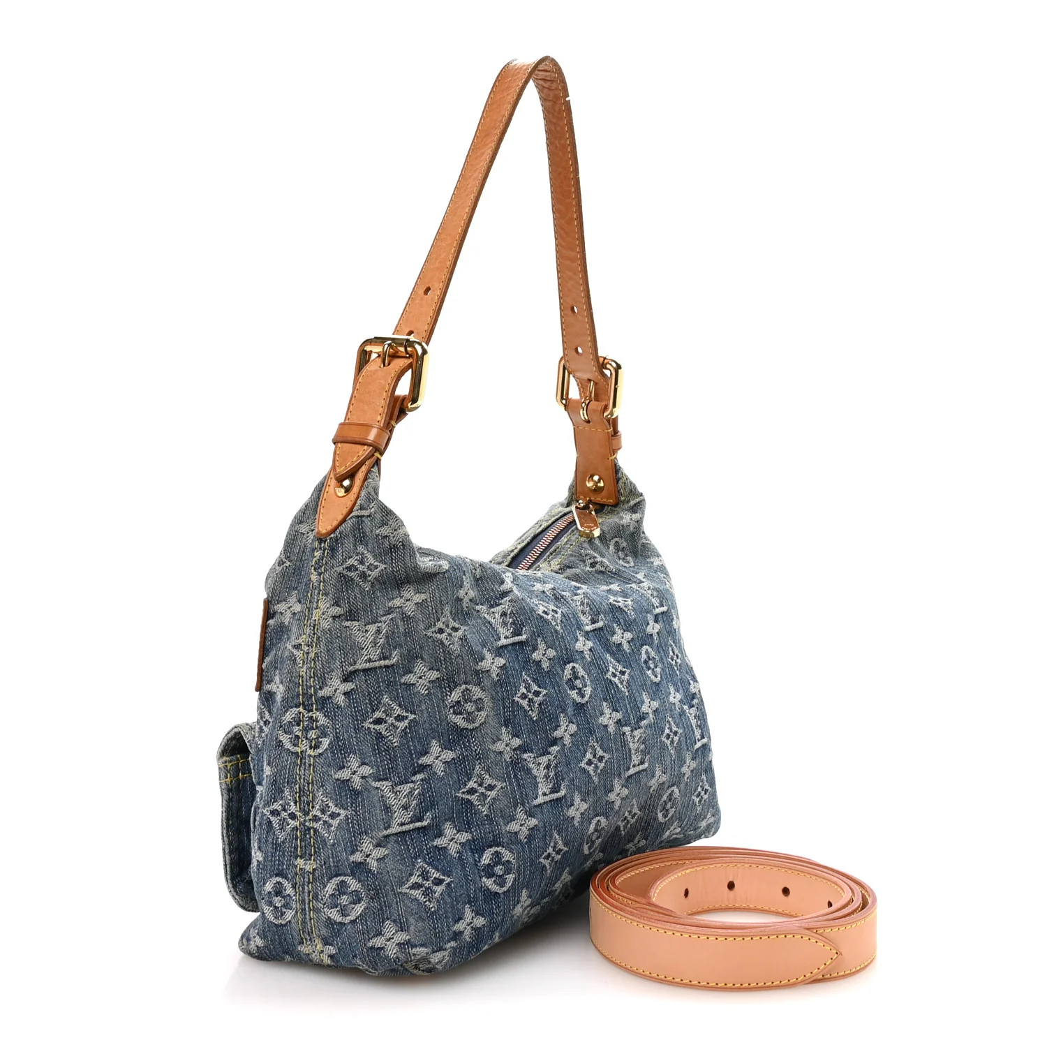 Monogram Denim Baggy PM Blue - Image 3