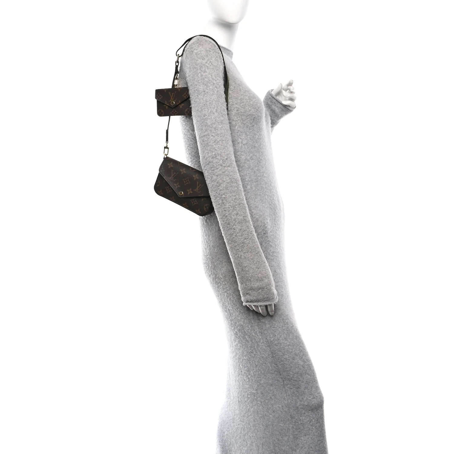 Monogram Felicie Strap & Go Kaki - Image 2