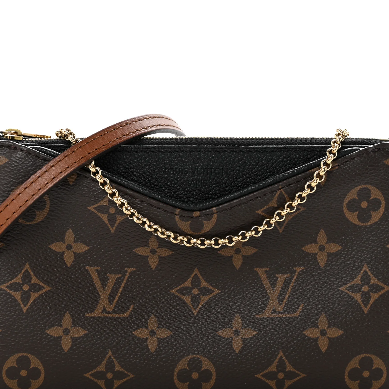 Monogram Pallas Clutch Black - Image 9