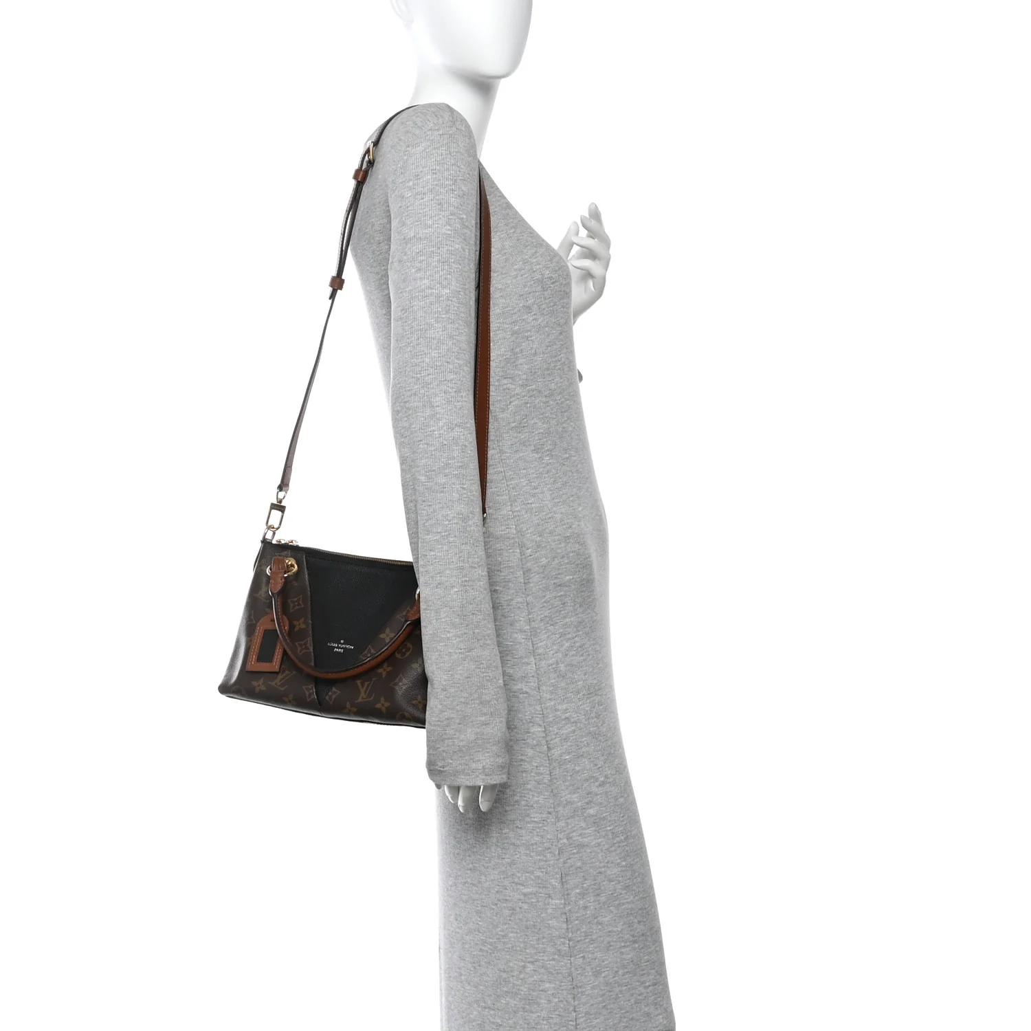 Monogram V Tote BB Black - Image 2
