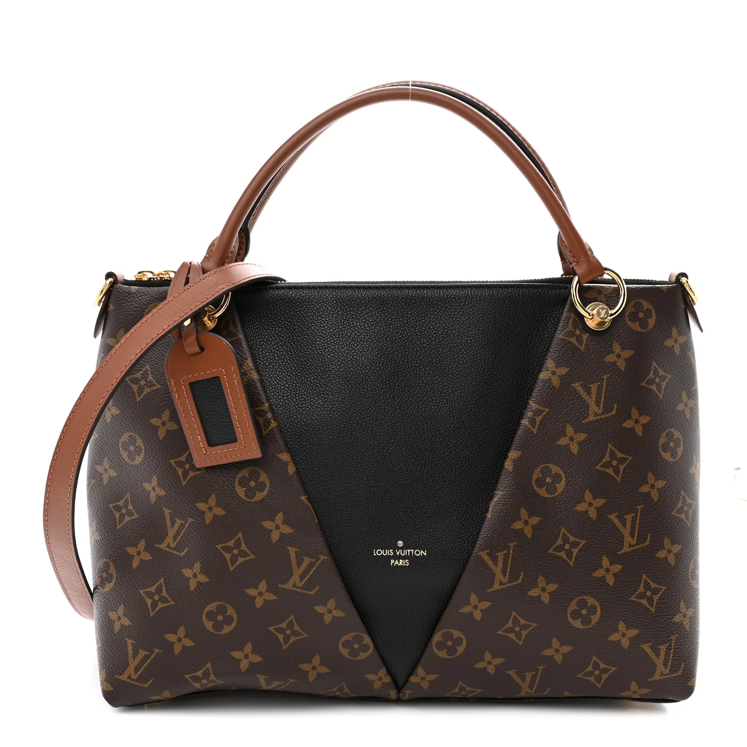 Monogram V Tote MM Black - Image 2