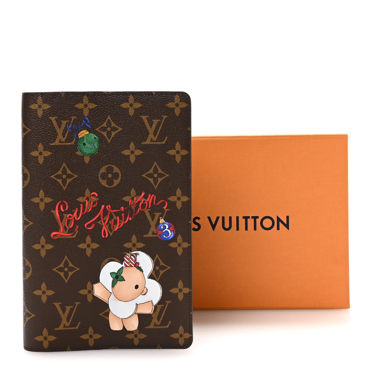 Monogram Vivienne Notebook Cover MM Brown - Image 7