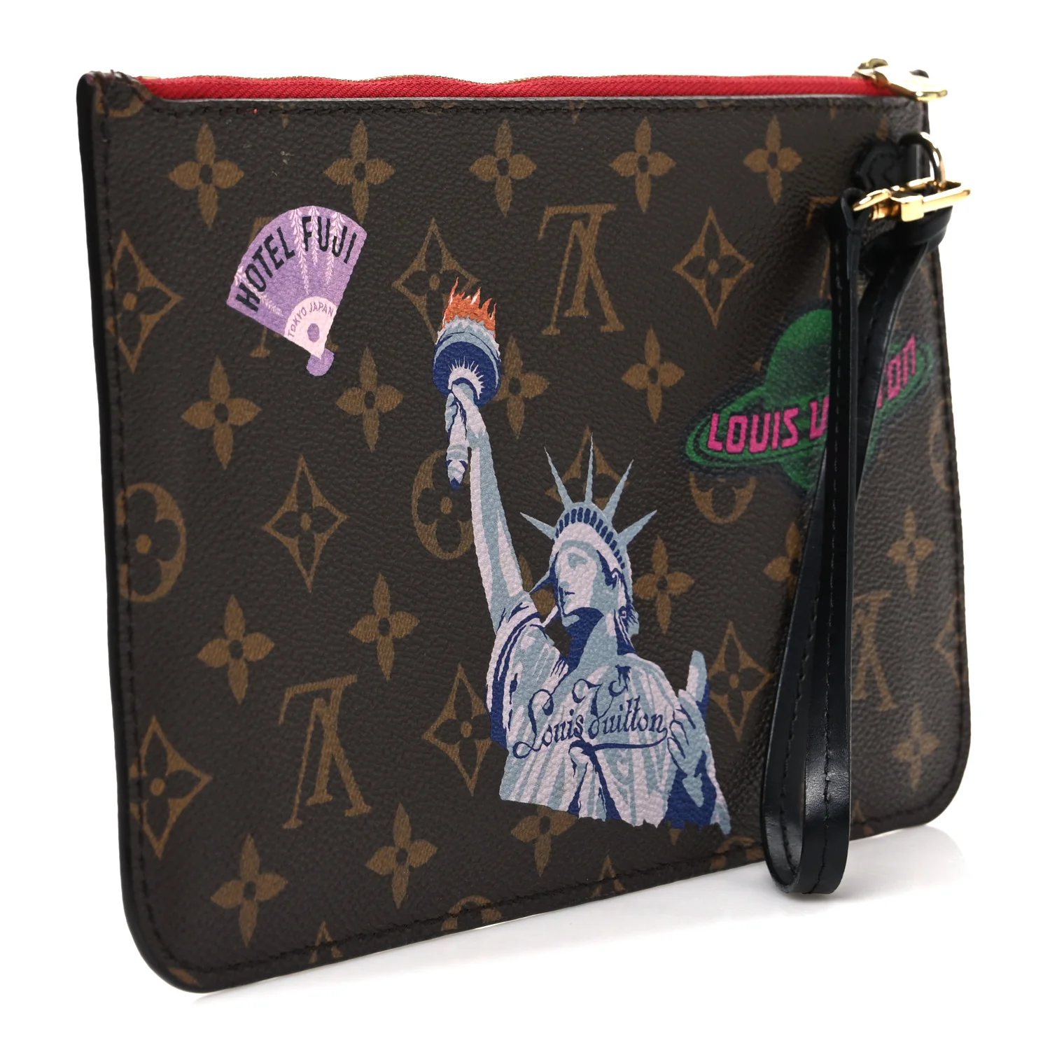 Monogram World Tour Neverfull MM GM Pochette - Image 3