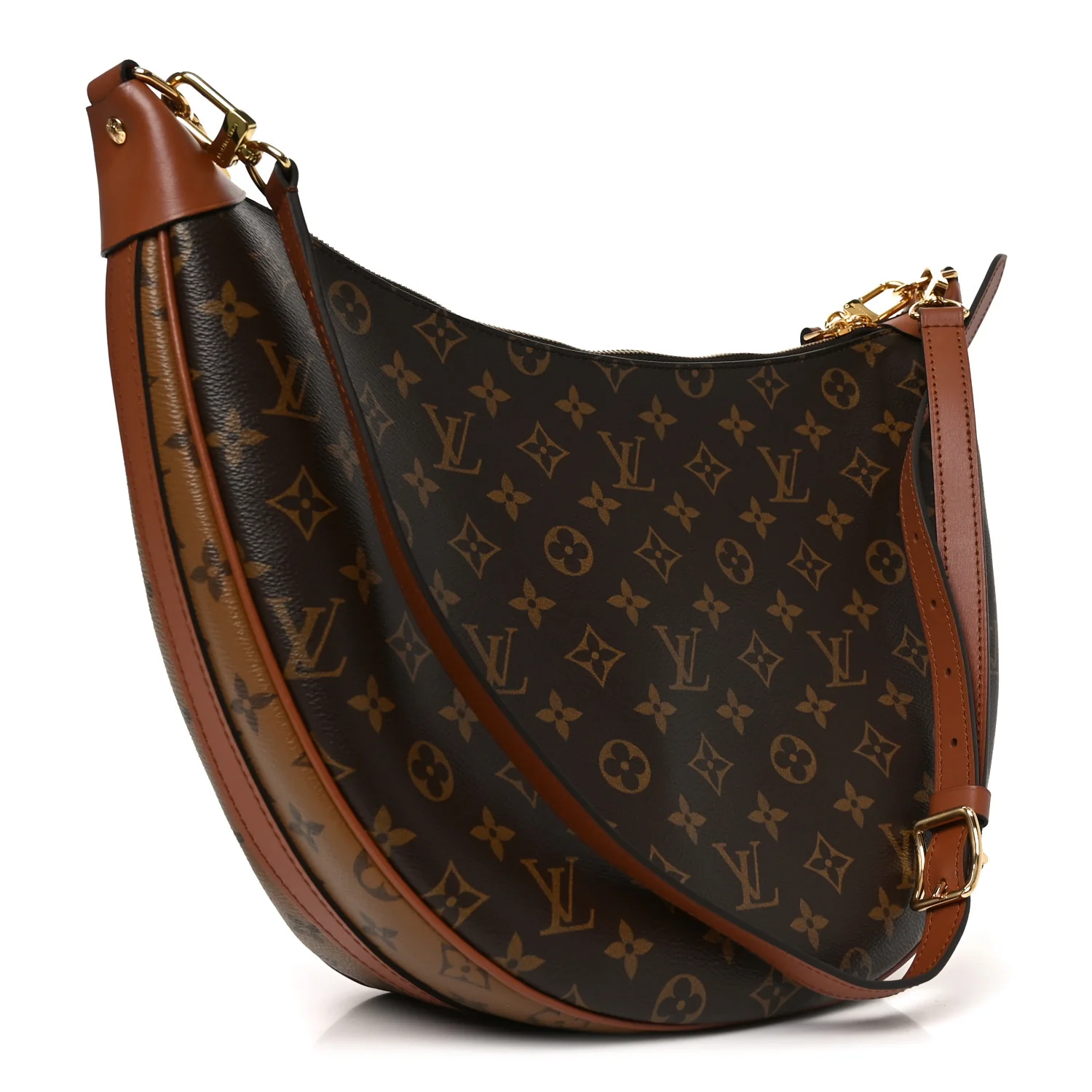 Reverse Monogram Loop Hobo - Image 3