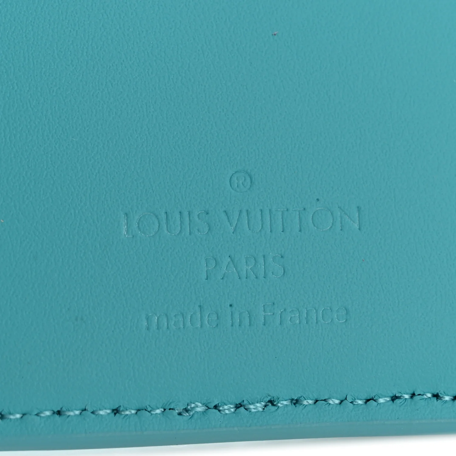 Taurillon Monogram Pocket Organizer Turquoise - Image 6