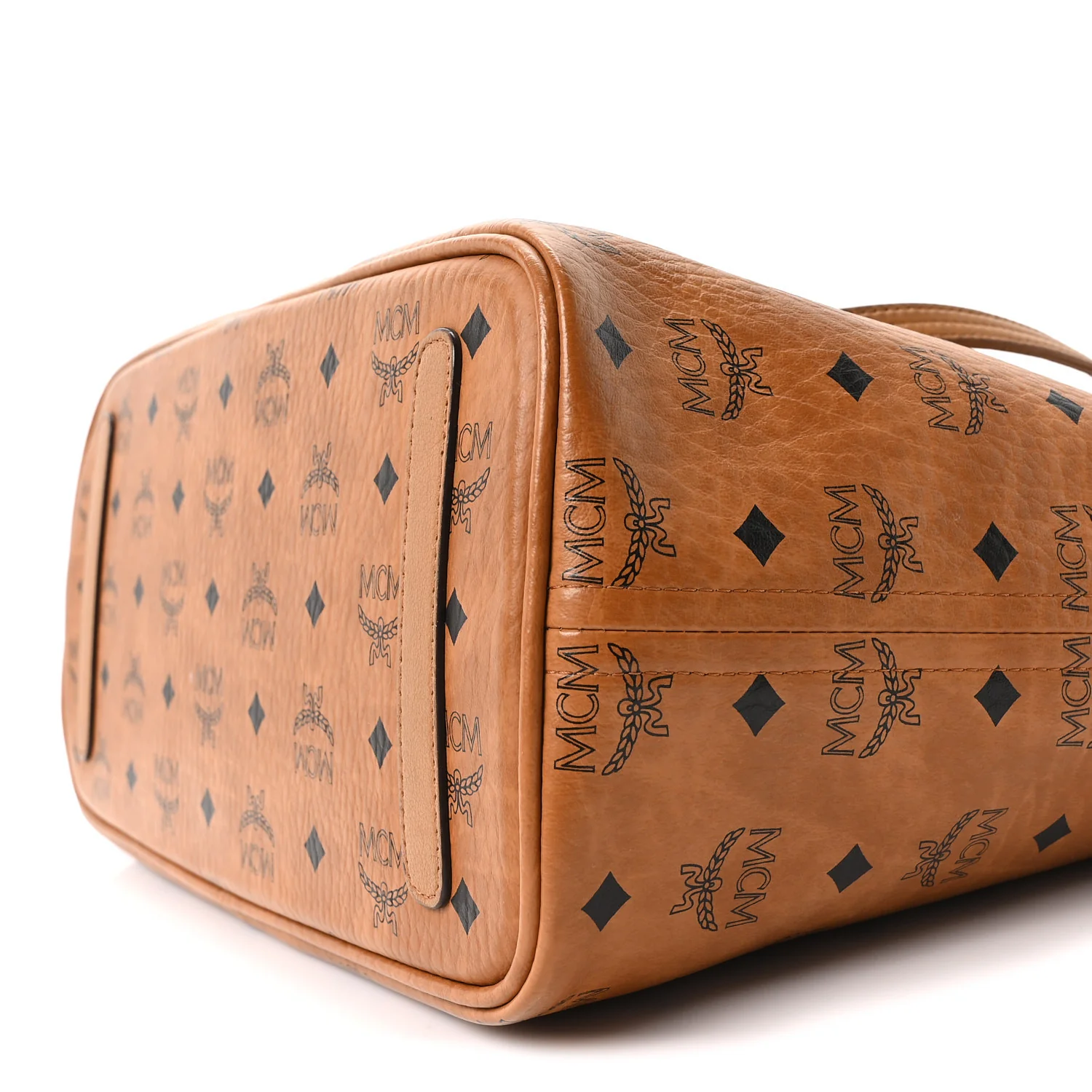Visetos Medium Liz Reversible Shopper Tote Cognac - Image 9
