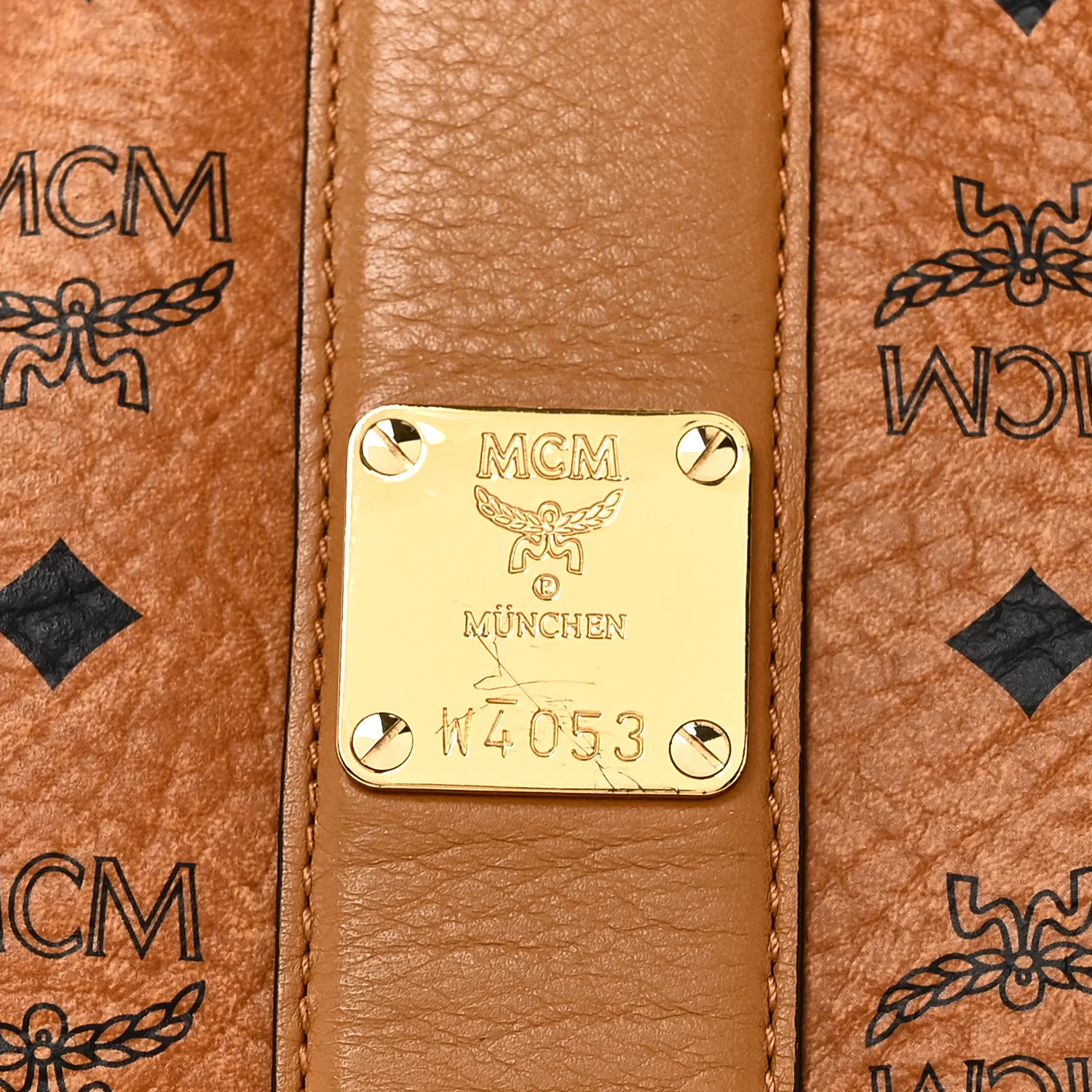Visetos Medium Liz Reversible Shopper Tote Cognac - Image 11