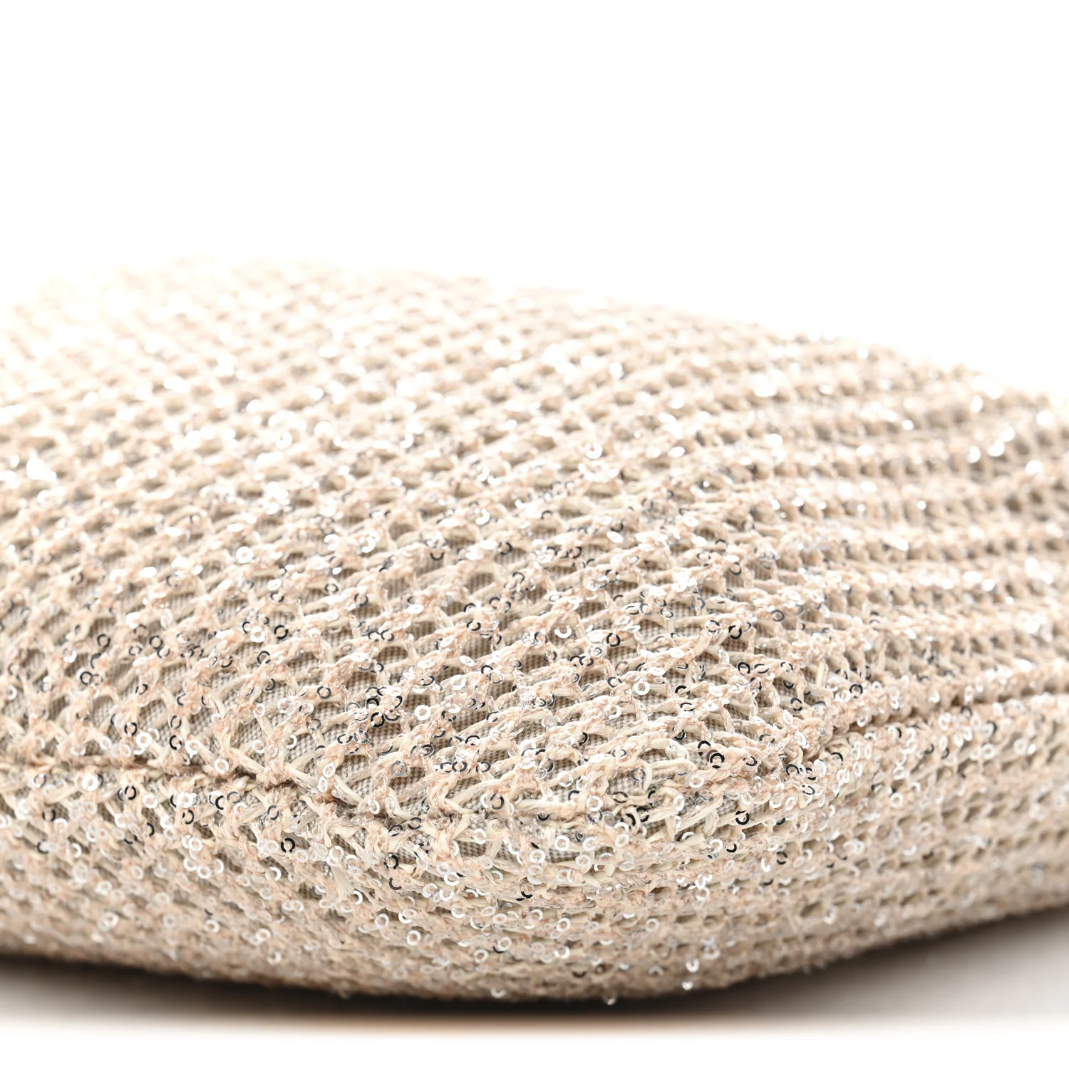 Sequin Mesh Ivy Bag Cipria - Image 11