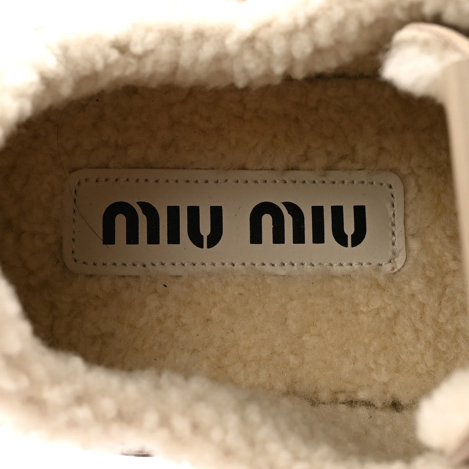 Suede Shearling Gymnasium Sneakers 39.5 Deserto - Image 8