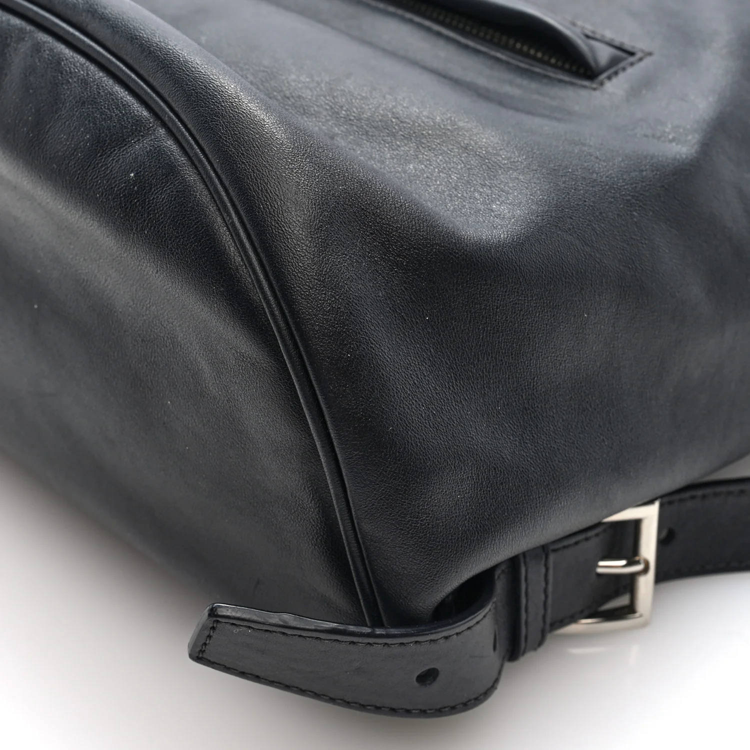 Calfskin Backpack Black - Image 7