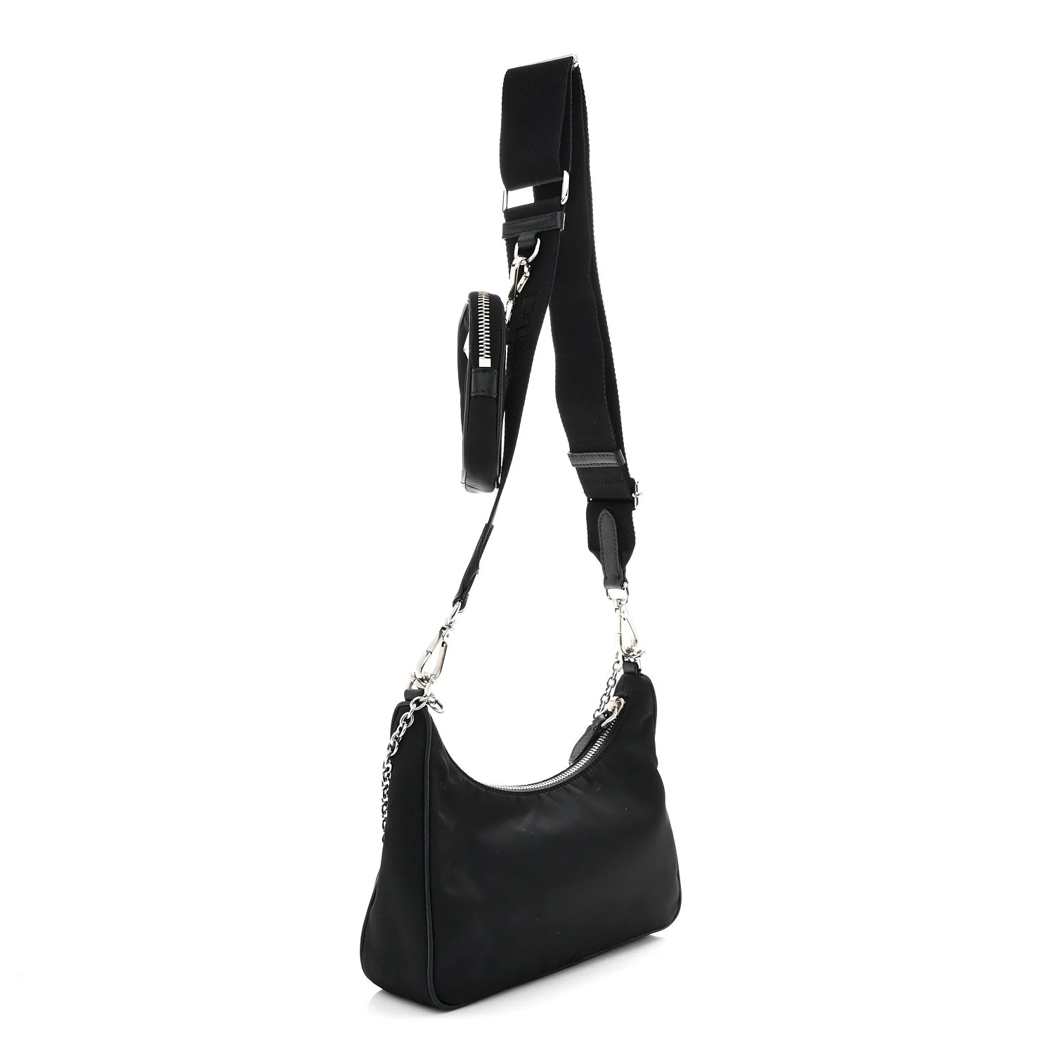 Nylon Re-Edition 2005 Shoulder Bag Black - Image 3