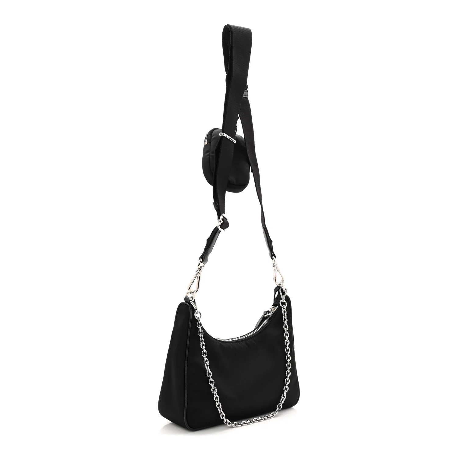 Nylon Re-Edition 2005 Shoulder Bag Black - Image 3