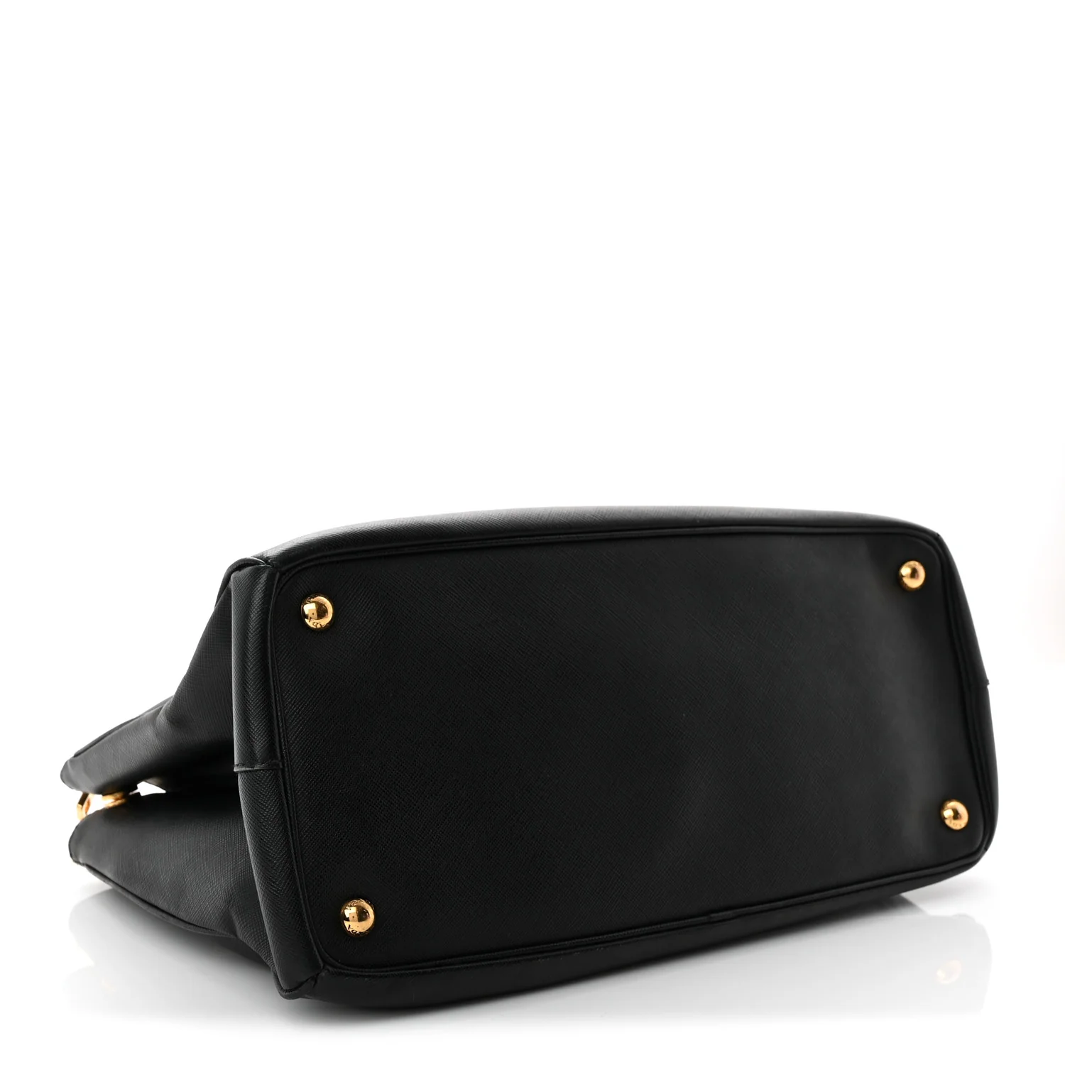 Saffiano Medium Galleria Double Zip Tote Black - Image 4