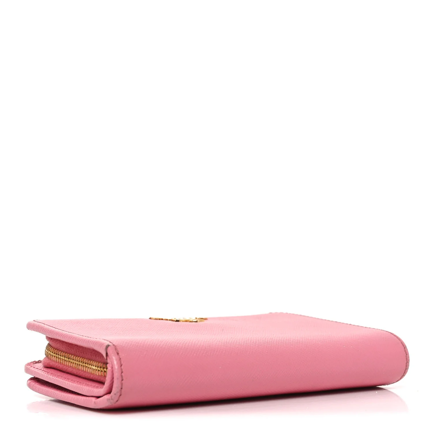 Saffiano Metal Compact Wallet Peonia Petalo - Image 4