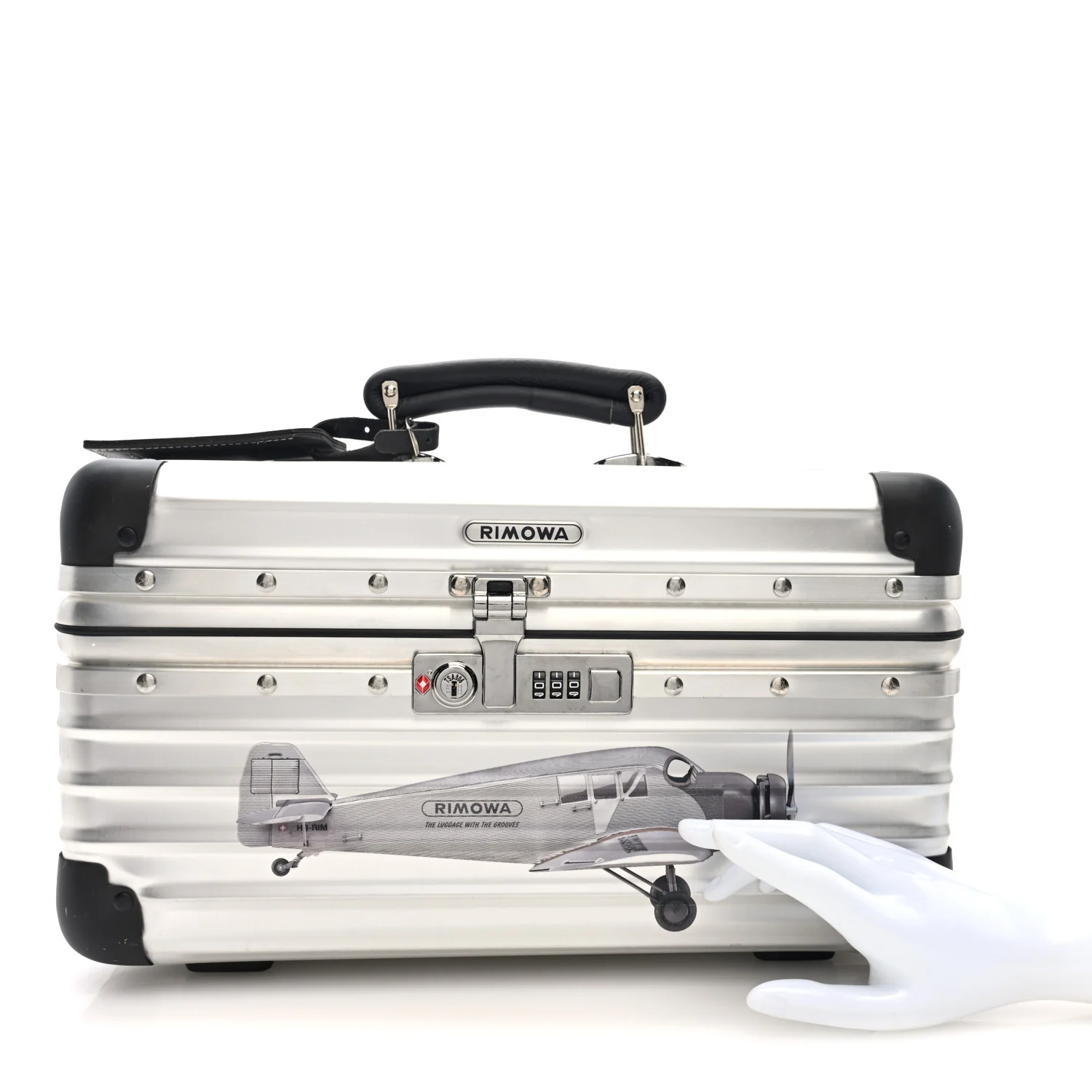 Aluminum F13 Collection Beauty Case Silver - Image 2