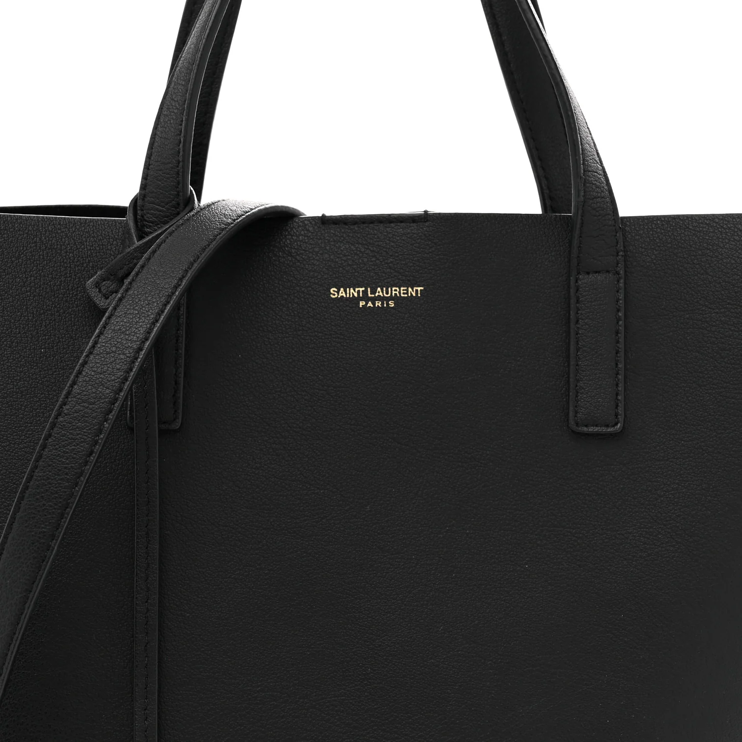 Calfskin Toy Shopping Tote Black - Image 8