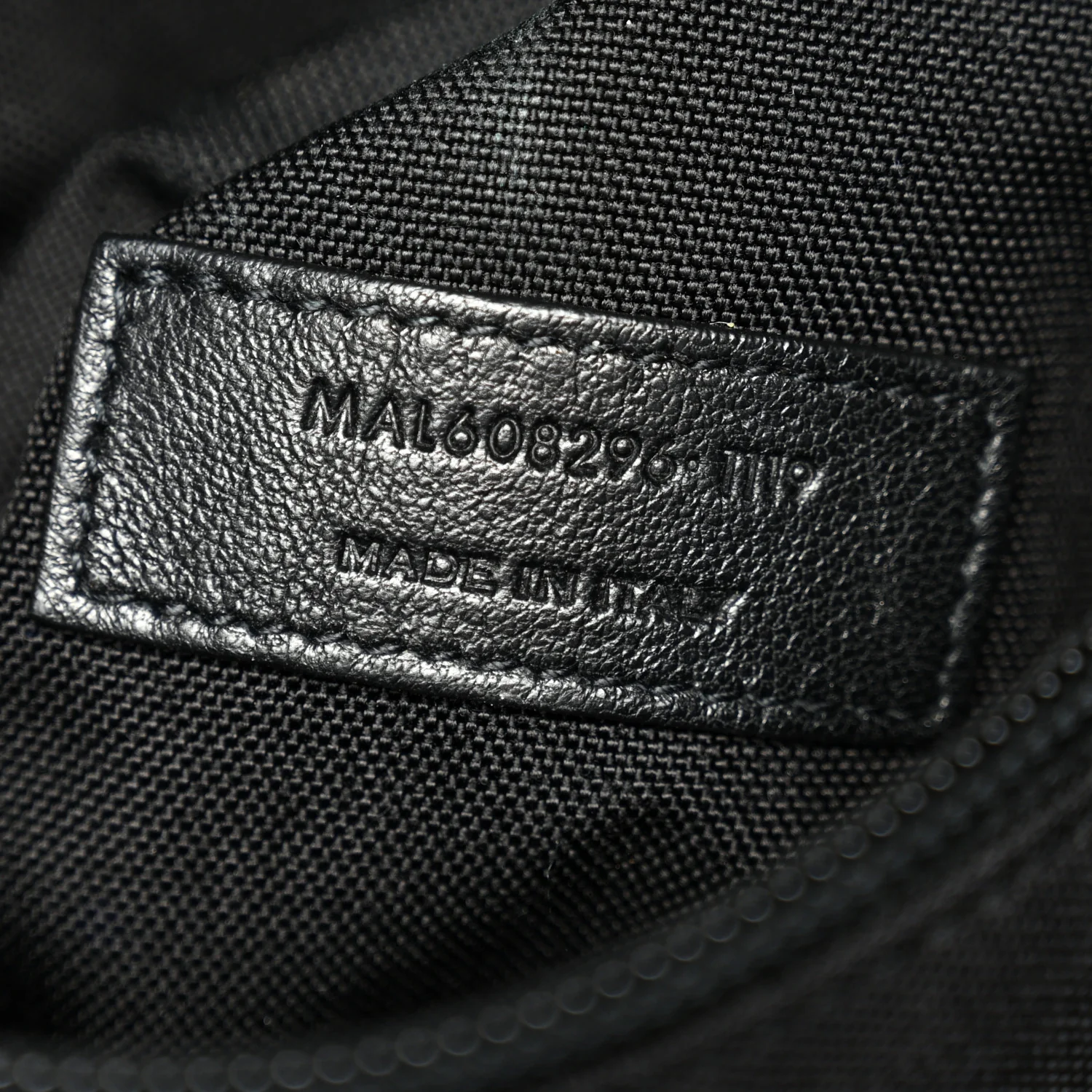 Canvas Calfskin Sid Backpack Black - Image 12
