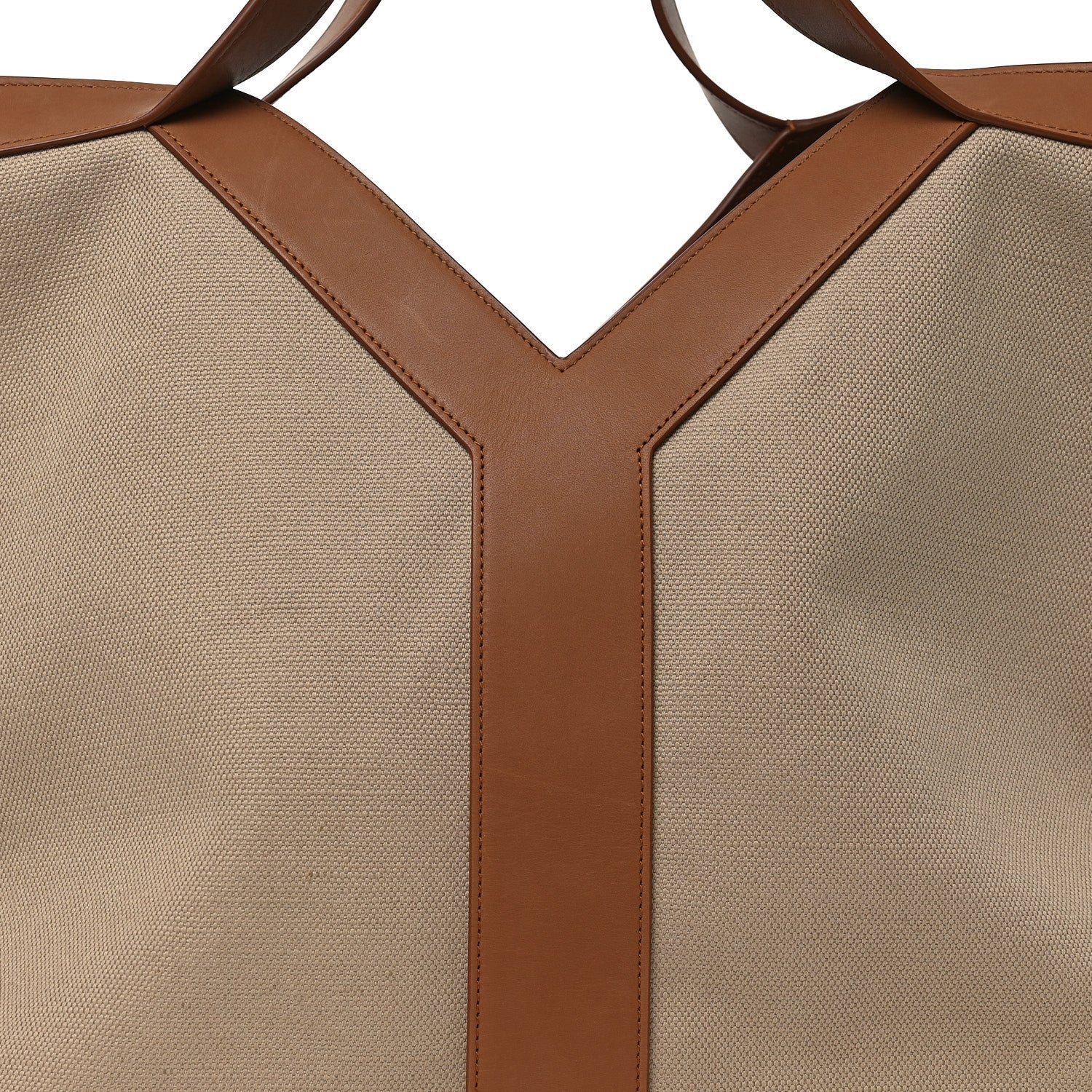 Canvas Y Tote Beige Brick - Image 7