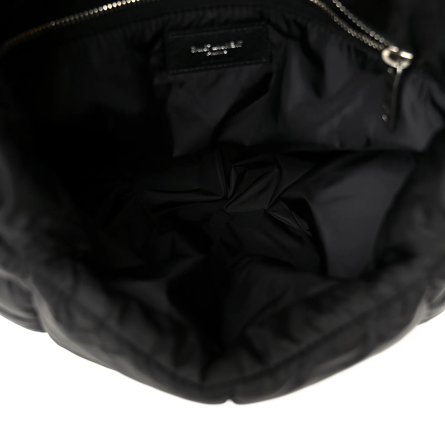 Econyl Nylon Lou Puffer Messenger Black - Image 5