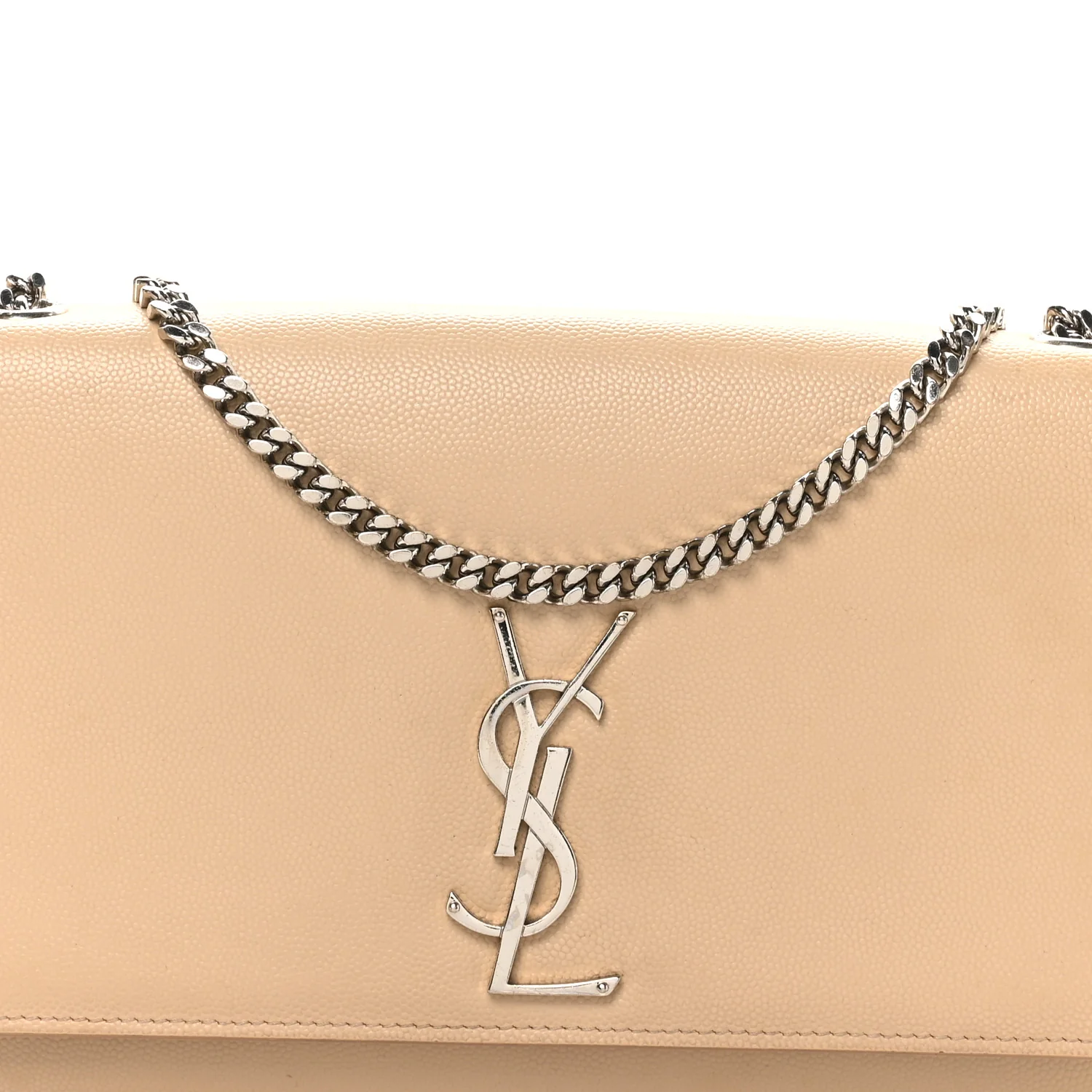 Grain De Poudre Medium Monogram Kate Satchel Sable Beige - Image 7