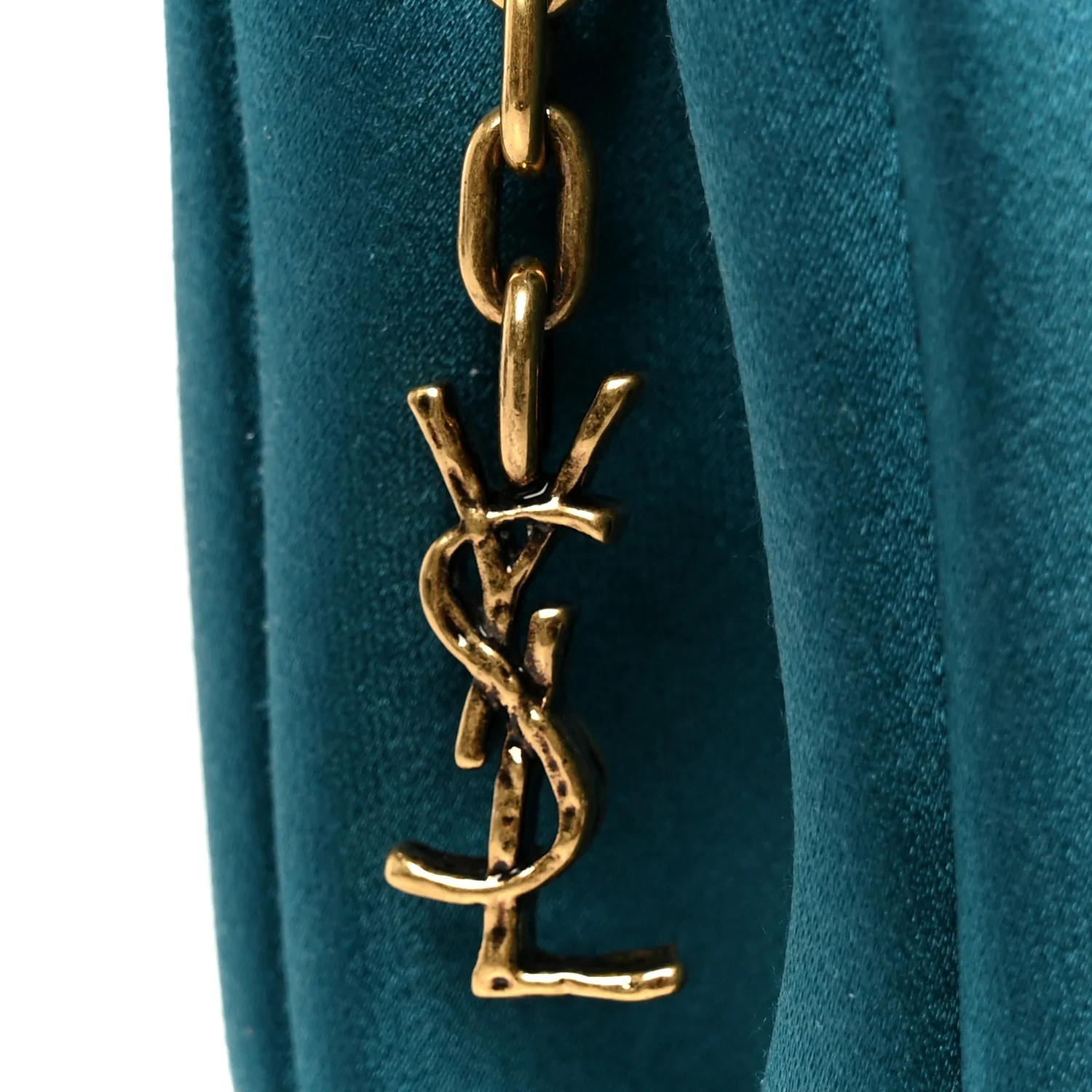 Satin Evening Soft Clutch Turchese - Image 8