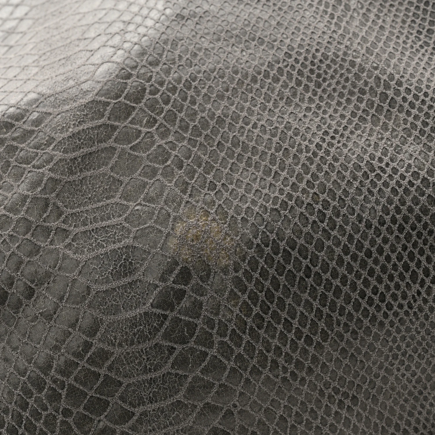 Metallic Faux Snakeskin Big Falabella Tote Grey - Image 12