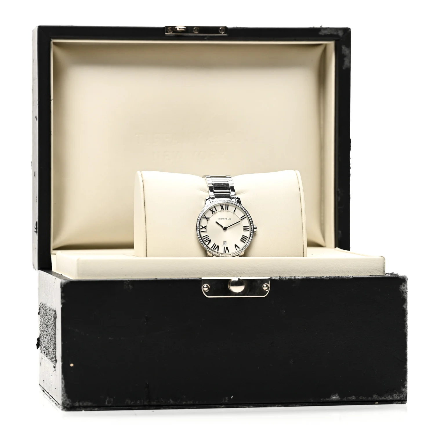 Stainless Steel Diamond Bezel 31mm Atlas 2-Hand Quartz Watch - Image 5