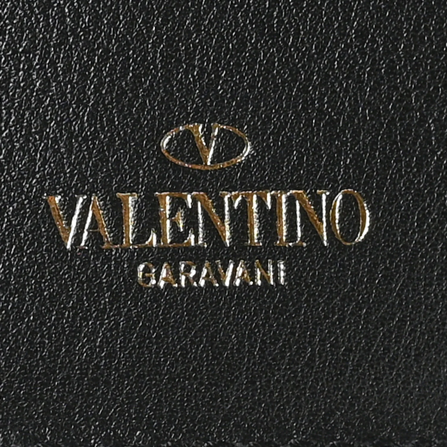 Calfskin Rockstud Continental Wallet Black - Image 7