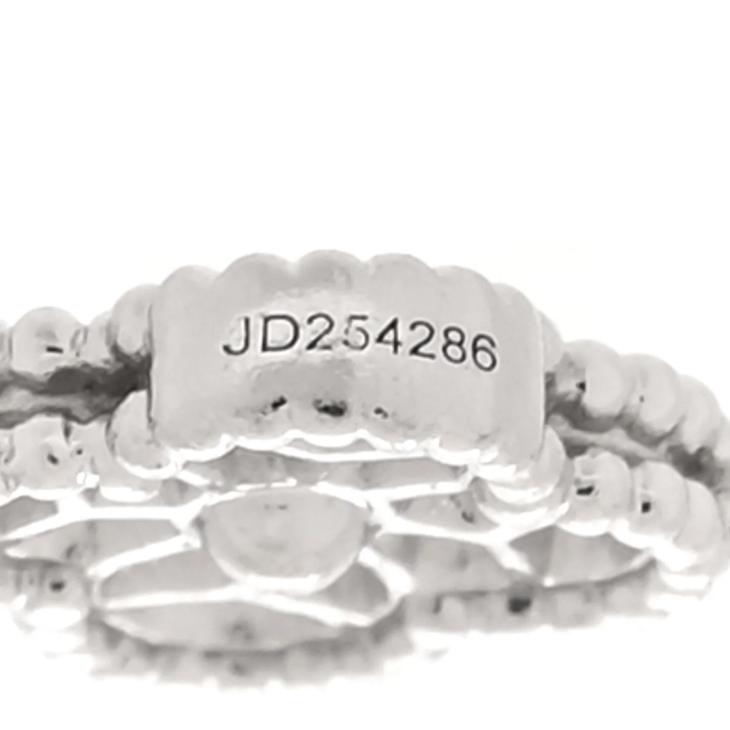 18K White Gold Diamond 6 Motifs Sweet Alhambra Bracelet - Image 5